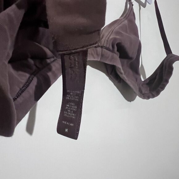 Skims Women's Adjustable Fits Everybody Triangle Bralette Medium Comfy Bra Top - Picture 3 of 3